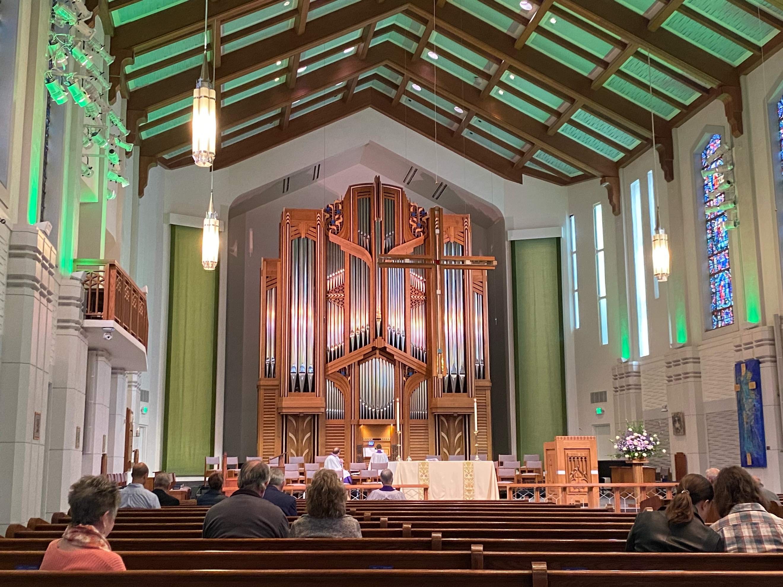 The Richards, Fowkes & Co. pipe organ was installed in 2020.